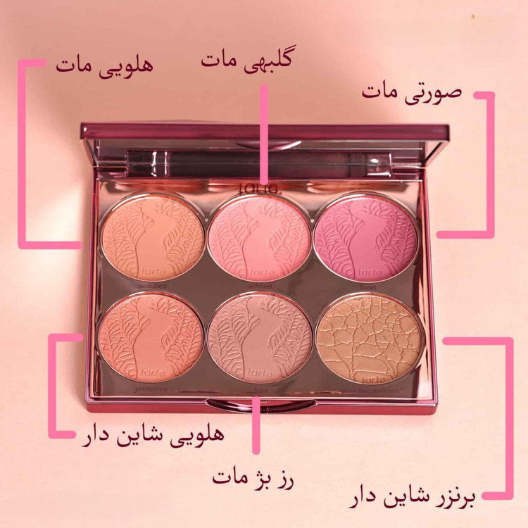 پالت رژگونه تارت مدل precious gems